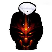 Sudadera con capucha 3D de Diablo III para hombre y mujer, ropa de calle de manga larga, Kpop, otoño e invierno, novedad de 2023