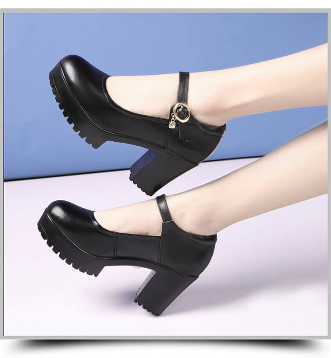 women-heels-รองเท้าคัทชู-รองเท้ารับปริญญา-หัวตัด-สูง-2-นิ้ว-ส้นหนา-สีดำ-ไซส์-35-40-3-8