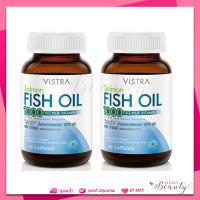 Vistra Salmon fish oil 45 เม็ด 2 ขวด น้ำมันปลา แซลมอล