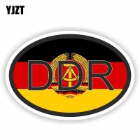 【cw】 YJZT 9.8CMx6.5CM Creative DDR Germany Stickers Country Code Funny Car Motorcycle Decal PVC 6 0209