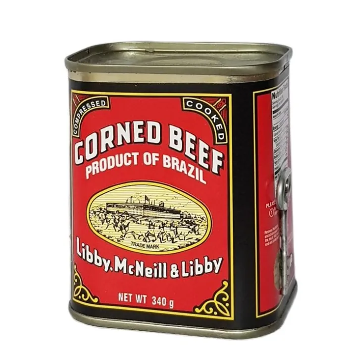 LIBBY'S COMPRESSED COOKED CORNED BEEF Product of Brazil (pack of 1
