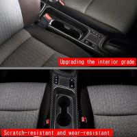 2Pcs Center Console Panel Water Cup Holder Cover Trim Sticker for Toyota Yaris CROSS 2021 2022 2023 RHD