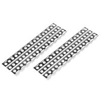 2Pcs Stainless Steel Sand Ladders Board for Axial SCX10 TRX-4 D90 1/10 RC Crawler Car