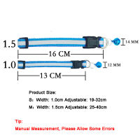(ร้อน) ขายส่ง100ชิ้นปรับสัตว์เลี้ยงขนาดเล็กลูกสุนัขสุนัขสัตว์เลี้ยงเคลือบเงาสะท้อนแสงปลอกคอแมวความปลอดภัยหัวเข็มขัดเบลล์สายปรับสาย