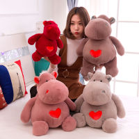 30ซม. 40ซม. เด็กน่ารัก Hippo Plush ของเล่นตุ๊กตา Soothing ตุ๊กตาหมอนเด็กวันเกิดคริสต์มาสของขวัญจัดส่งฟรี ~