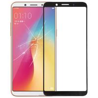 สำหรับ OPPO A73หน้าจอด้านหน้าเลนส์กระจกด้านนอก (สีดำ)