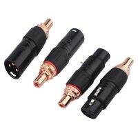 Neutrik XLR To RCA Female Socket Adapter Plated Red RCA Plug for HiFi Audio Connector Electrical Connectors