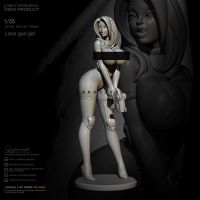 1/35 Resin model kits figure beauty colorless and self-assembled TD-2822