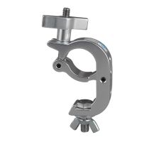 JR Trigger Clamp เงินสีดำ Hook Fit สำหรับ32-35มม. DJ ไฟเวที Truss Fixture Up To75kg Load Secure Aluminium