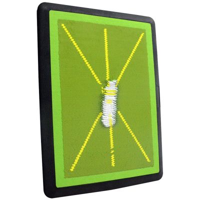 1 Piece Club Path Feedback Golf Practice Mats Golf Impact Mat Golf Accessories Black&amp;Green