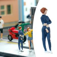 Gociy 1/64โมเดลรูปผู้หญิงอุปกรณ์ประกอบฉาก S Scale ภูมืทัศน์จำลอง