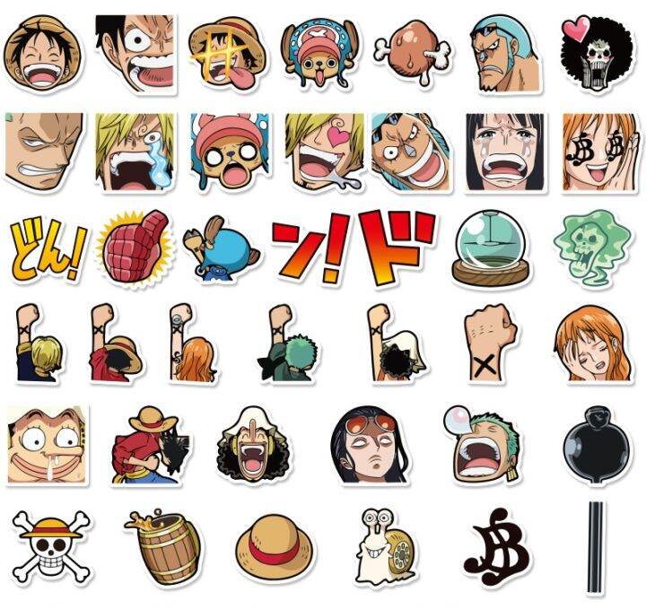 พร้อมส่ง-สติกเกอร์วันพีช-sticker-onepiece-กันน้ำ-สำหรับตกแต่งทั่วไป-40-ชิ้น-057