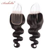 5*5 Body Wave Lace Closure 13*4 Lace Frontal With Baby Hair Pre Plucked Bleached Knots Lace Closure Transparent Lace Frontal Hd