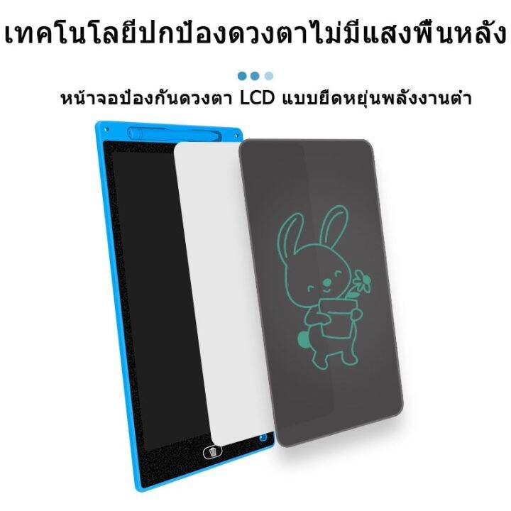 smilewil-กระดานวาดภาพlcd-กระดานวาดภาพ-กระดานเขียนlcd-กระดานเขียนแบบลบได้-กระดานวาดรูป-กระดาน-ขนาด8-5หรือ12นิ้ว-ไอแพดของเล่น