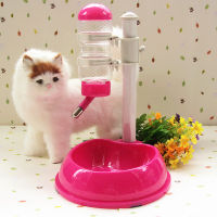 Pet Cat Dog Water Drinker Dispenser Food Stand Hamster Feeder Dish Bowl Bottle Plastic Automatic Fountain Drinker