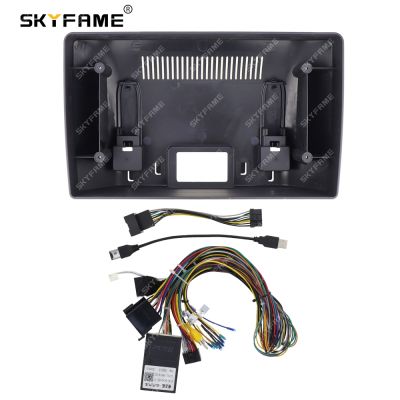 SKYFAME Car Frame Fascia Adapter Canbus Box Decoder Android Radio Audio Dash Fitting Panel Kit For Beiqi EU5