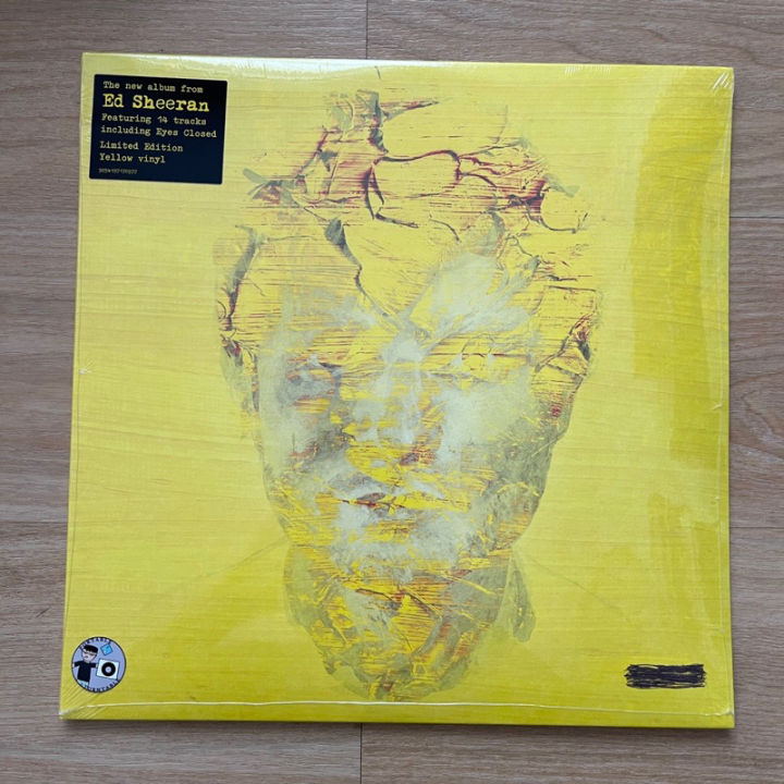 แผ่นเสียง-ed-sheeran-subtract-vinyl-lp-album-limited-edition-yellow-แผ่นเสียงมือหนึ่ง-ซีล