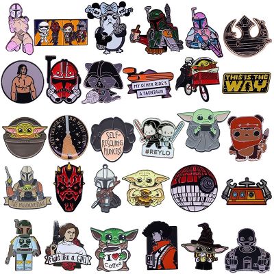 hot【DT】 S-Wars Star Movies Enamel Pin Lapel for Brooches on Briefcase Badge Jewelry Decoration Gifts Friend