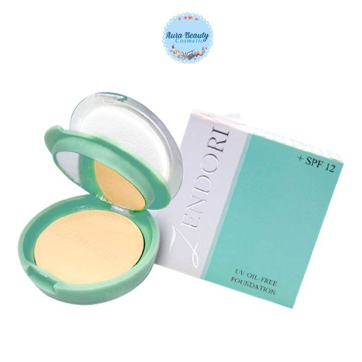 Zendori UV Oil Free Foundation Powder SPF12 แป้งเชนโดริ ยูวี ออยล์ ฟรี