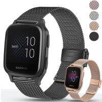 Untuk Garmin Venu Sq Move 3 Forerunner 245 645 Tali Musik 20Mm Gelang Jam Tangan Milan Rilis Cepat untuk Gelang Garmin Vivoactive 3