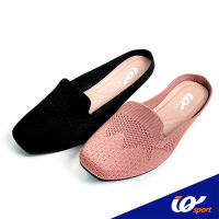 IQ Shoes รองเท้าคัชชูแบบสวม เปิดส้น สำหรับผู้หญิง มี2สี รุ่นHL5-MT6189L