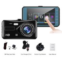 4Quot; Dash Cam ด้านหน้าและด้านหลังกล้อง Dvr รถยนต์1080P วิสัยทัศน์ตอนกลางคืน Wdr วิดีโอรถยนต์กล่องดำตัวบันทึก G-Sensor การตรวจจับการเคลื่อนไหว