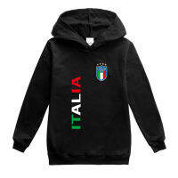 [ในสต็อก] ITALIA น่ารักเสื้อคลุมด้วยผ้าเด็กเสื้อผ้าเด็กพิมพ์เสื้อกันหนาวหมวกสำหรับเด็กหนุ่มๆสาวๆผ้าฝ้าย + โพลีเอสเตอร์ฤดูใบไม้ผลิฤดูใบไม้ร่วงแขนยาว