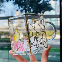 Starbuck Official Store Starbuck 2022 Spring New Cherry Blossoms, Cherry Blossoms, Birds, Flowers, Fragrance, Window View, Hexagon, Phnom Penh, Cherry Blossom Viewing Glass แก้วกาแฟ Starbuck Fox Cup