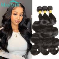 Brazilian Hair Weave Bundles Loose Body Wave 28 30 32" 1 3 4 Bundles Virgin Remy Human Hair Bundles Raw Hair Extensions Tissage Wig  Hair Extensions