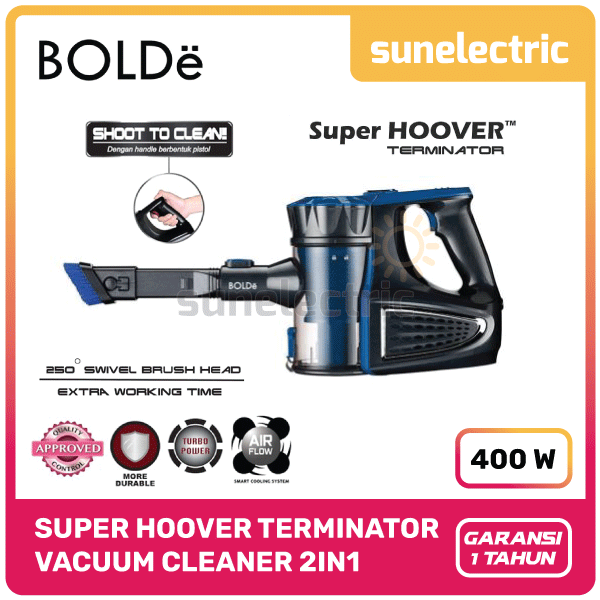 BOLDe Vacuum Cleaner Penyedot Debu Super Hoover Terminator Panjang