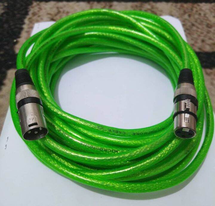 Premium 3Pin Male XLR to Female XLR Microphone Cable Plug for Audio