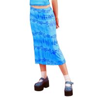 【CW】 Fashion Sundress Floral Print Beach Streetwear Skirts Pink