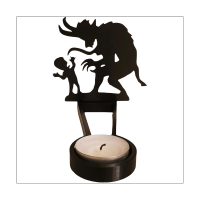 Funny Shadow Candle Holders,Halloween Home Decor Centerpiece Candleholder Tabletop Decorative Candle Stands