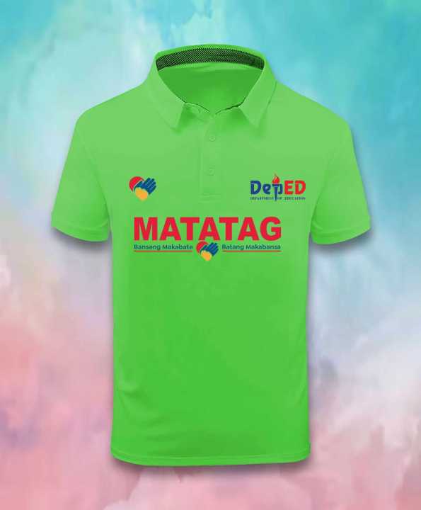 Guaranteed Quality Print Deped Matatag Polo Shirt Lazada Ph 0598