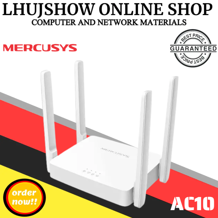 MERCUSYS AC10 AC1200 Wireless Dual Band Router | Lazada PH