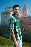 Áo Polo Nam BOO Dáng Rộng In Pattern Logo Harry Potter BZL
