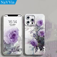 NaVVin Watercolor Flower Plant Phone Case For OPPO A16 A16s A16K A16E A15 A15S A3s A5 A5s A7 A8 A9 A12 A12E A53 2020 A54 4G A55 A74 5G A71 A91 A92 A52 A93 A96 4G F5 F7 F9 F11 Pro Casing