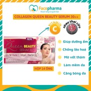 Collagen queen beauty serum 30++ vitamin C thai nhau cừu giúp dưỡng ẩm làm