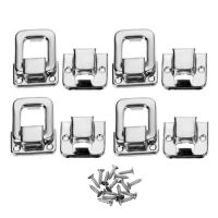 【CW】 4pcs Gold/Silver Fastener Toggle Lock Latch Catch for Suitcase Boxes Chests Door Hasps Locks Hardware