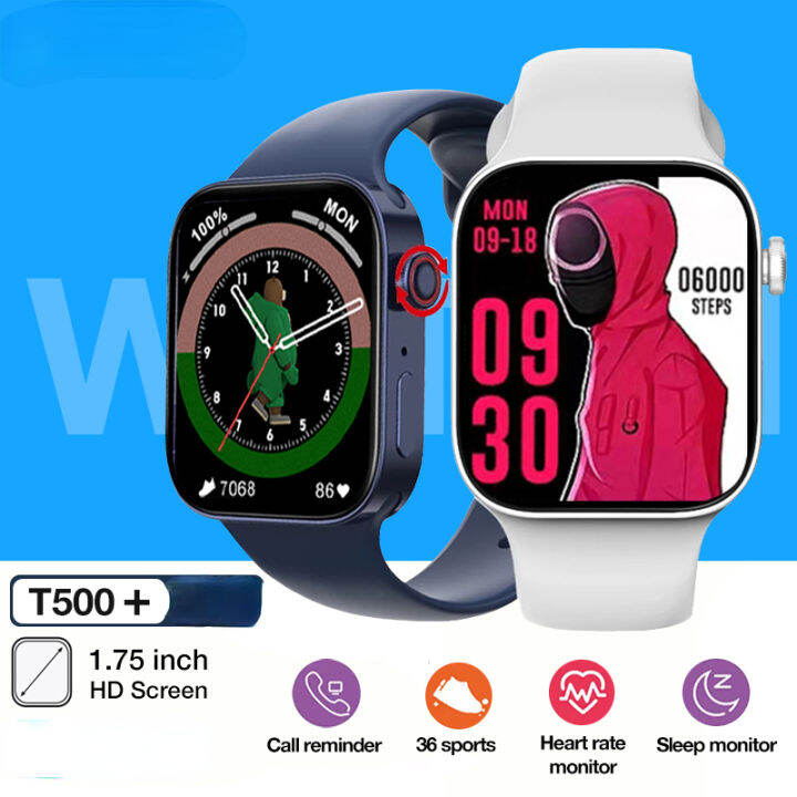T500+ Smart Watch Touch Screen Reloj Inteligente Hiwatch Rohs Ce Series