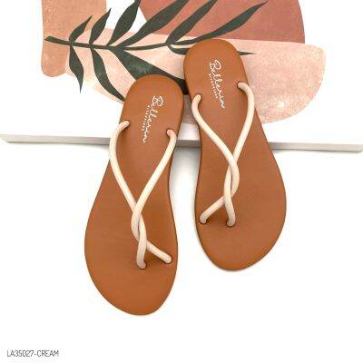 HaloBangkok รองเท้า Sandals หนังไมโครไฟเบอร์ รุ่น LA35027