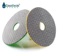 3 inch 80mm Electroplated diamond polishing Pad 4pcs/Set Fast Removal Tile Glass Concrete Stone Sanding Disk Metal Polishing