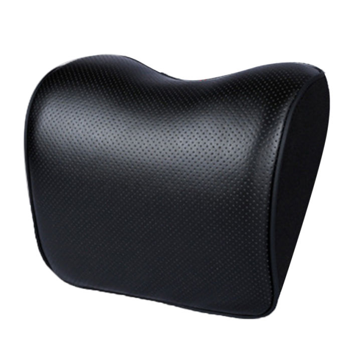 genuine-leather-car-neck-pillow-set-memory-foam-auto-rear-seat-back-headrest-lumbar-supports-travel-cushion-cover-accessories