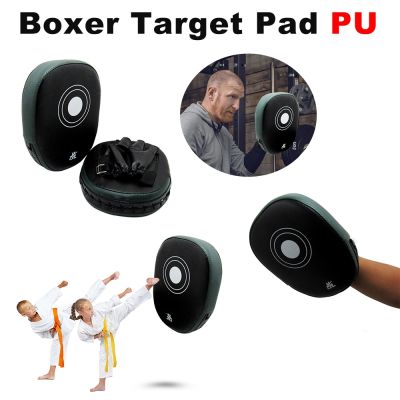 PU Boxing Training Hand Target Resist-Hitting Karate Hand Target Kick Portable Durable Multifunctional Smooth for Adult Kids