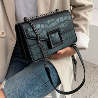 Stone Pattern PU Leather Crossbody Bags For Women 2021 Small Shoulder Simple Bag Female Luxury Chain Handbags and Purses