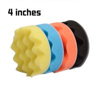 【JH】 4Pcs 3-7 inch Car Polishing Sponge Buffing Waxing Buffer Polisher Removes Scratches Repair