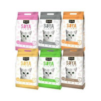 Kit Cat Soya Clump ทรายเต้าหู้มี 7 กลิ่นให้เลือก ขนาด 7 ลิตรผลิตจากเต้าหู้ 100%