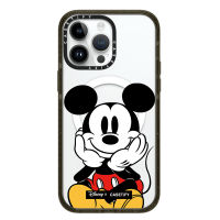 เคส Magsafe ใหม่เคสมือถือ Mickey Mouse รองรับชาร์จไร้สายแข็งเคสโทรศัพท์สำหรับ iPhone 14 Pro Max 13 12 11 Pro Max 14 Plus แม่เหล็กแรงกระแทกเคสป้องกัน