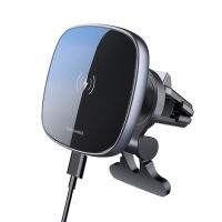 Magnetic wireless car charger, fast charging, compatible with shellless iPhone 13/12 series.