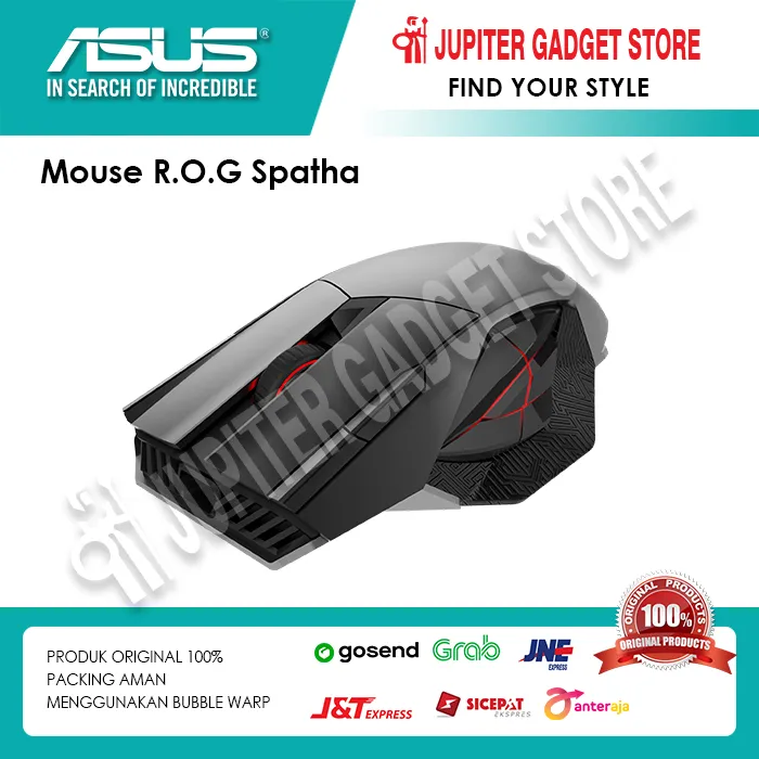 Asus ROG Spatha Wireless Gaming Mouse - ORIGINAL | Lazada Indonesia